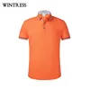 Wintress Color different high quality fitted polo shirt for men, custom red polo shirt blank