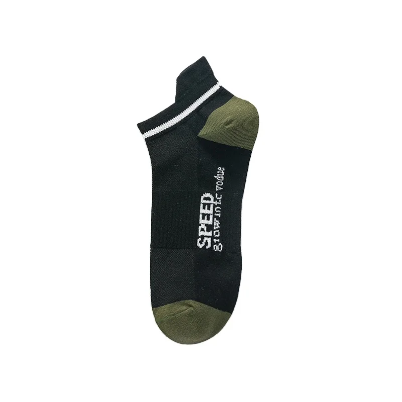 

Men's socks spring and summer sweat absorption low top shallow mouth cotton breathablesolid color socks cotton socks