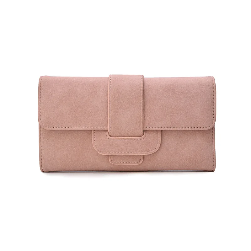 

Luxury Brand PU Leather Women Long Zipper Coin Purses Tassel Design Clutch Wallet Female Pink Money Credit Card Holder