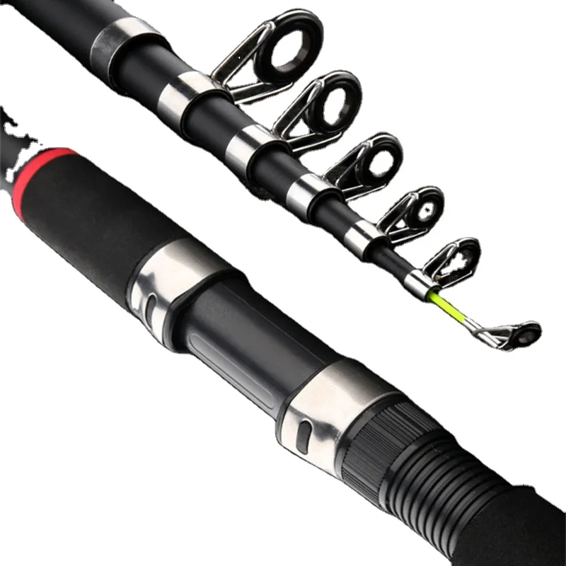 

Casting Rod - Range Casting Rod 2.1 Meters 3.6 Long Carbon Carp carp fishing light fish, Black