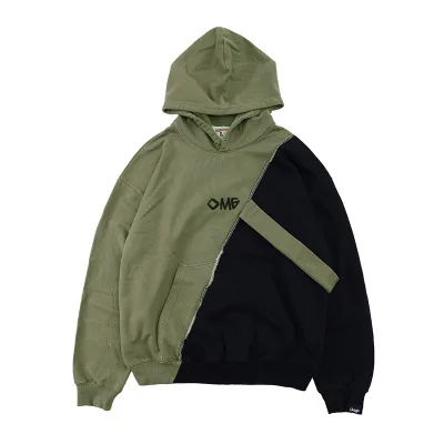 

Streetwear Patchwork Letter Embroidery Hoodie