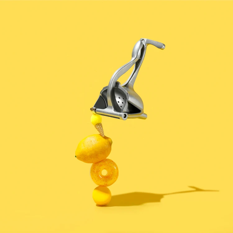 

Aluminium Alloy Stainless Steel Portable Hand Press Clip Fruit Manual Juicer Squeezer