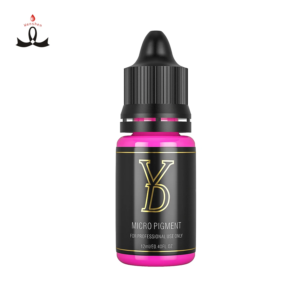 

Hot Sale YD 12ml 36 Colors Pure Plant Permablend Pigments Micropigmentation Permanent Makeup Tattoo Ink, Black