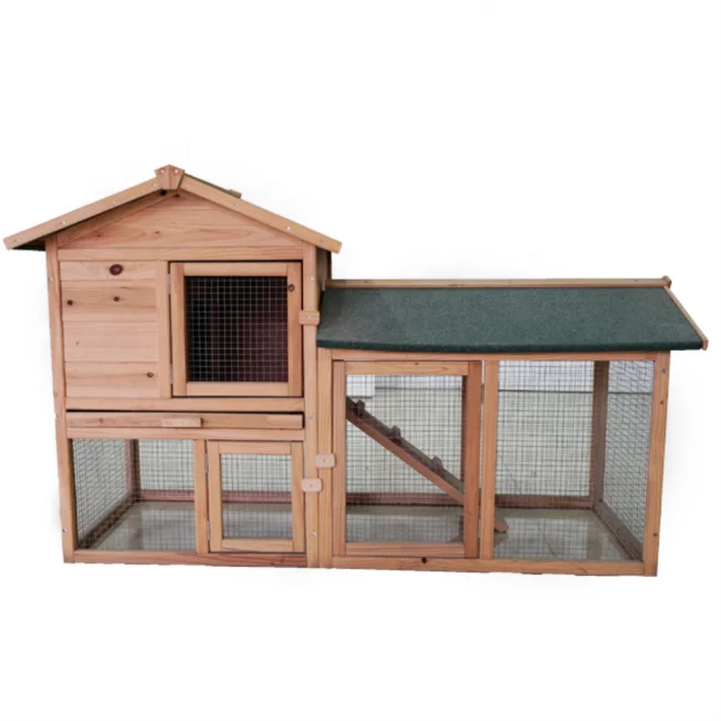 

Hot Sell Wood Large Cage Chicken Coop poultry cage With Nesting Box, Customized color