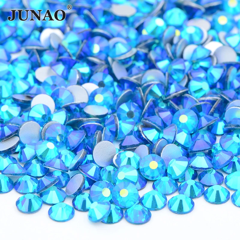 Ss6 Ss8 Ss10 Ss16 Ss20 Ss30 Colorful Purple Ab Crystal Strass Non Hotfix Glass Stones Wholesale