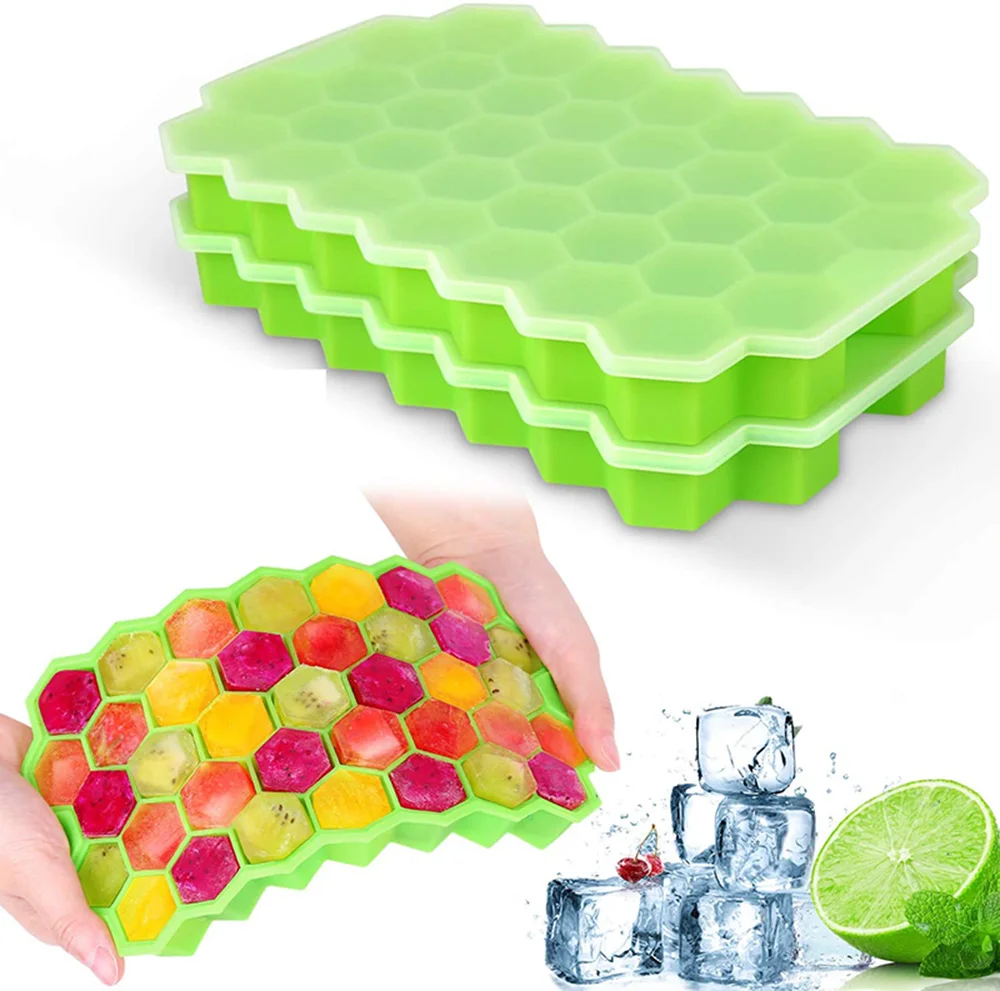 

High Quality Custom Reusable Silicone Ice Cube Tray Silicone Ice Mold