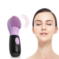 

Hot sale 2019 new products electronic rechargeable silicone facial cleaning brush with IPX5 waterproof