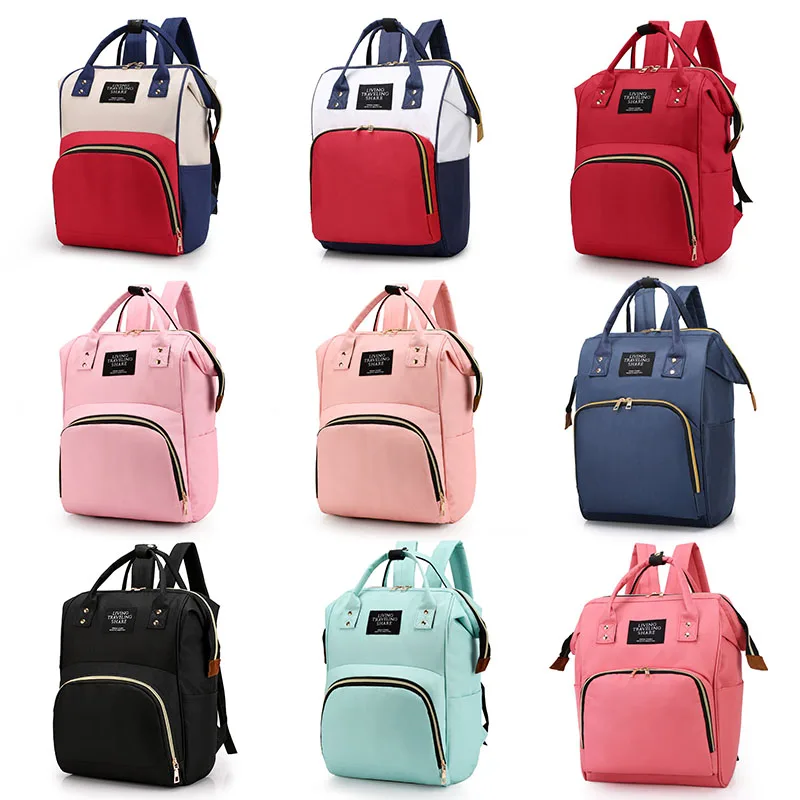 

Wholesale promotion low price diaper bags quality mummy baby nappy bag custom large women diaper backpacks