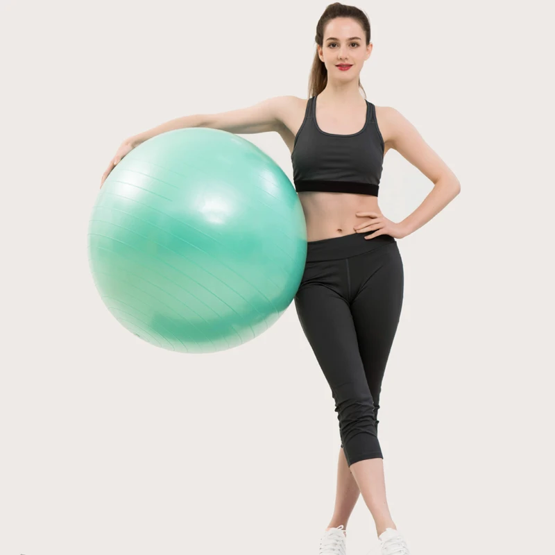 

TTSPORTS Pvc High Quality Yoga Ball 45cm 55cm 65cm 75cm 85cm 95cm Eco-friendly Gym Ball Fitness Ball, Multi colors