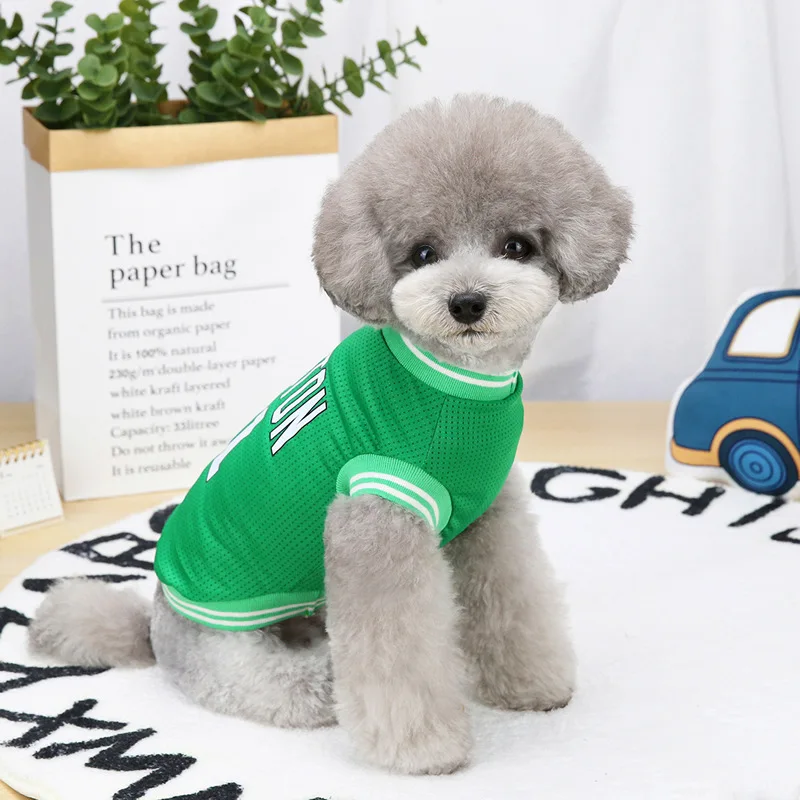 

2021 Hot Sale Summer Pet Vest Small Puppy Dog Cat T-shirt Dog Clothes Pet Apparel Costume, As picture