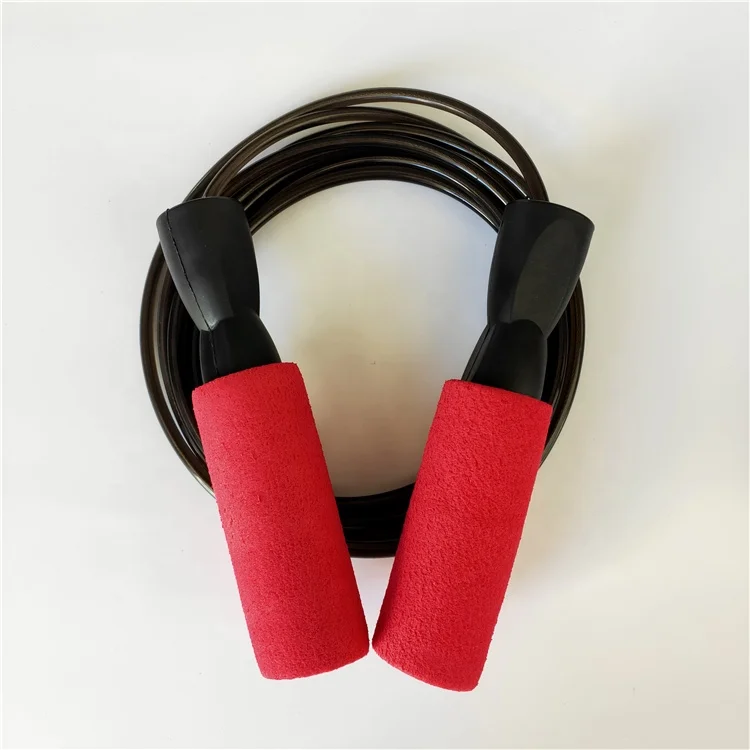 

high fast gym skipping rope black skipping rope jump skipping rope, As picture