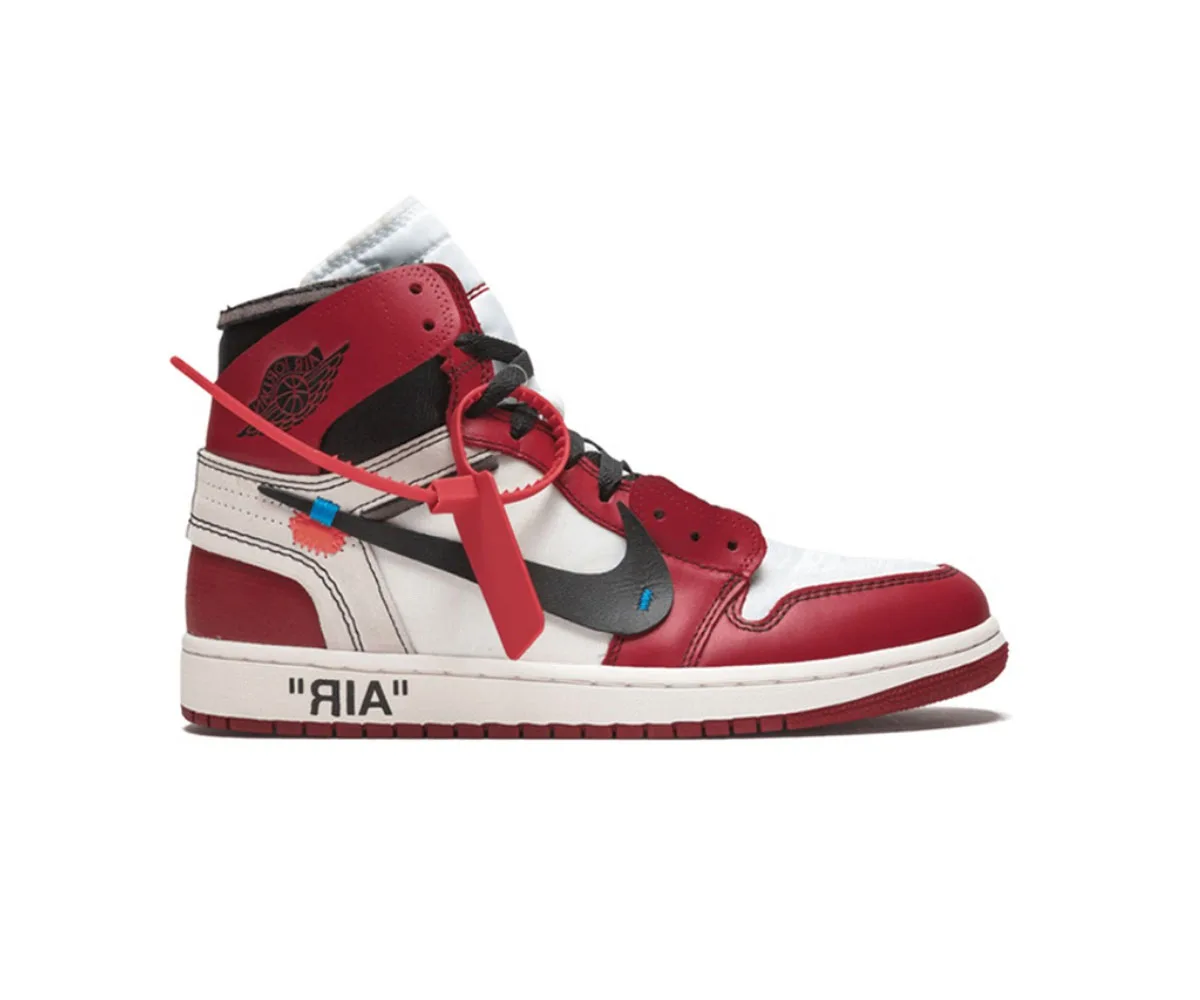 

Jordan 1 Retro High Off-White Chicago men women Outdoor Running Casual Nike Shoes Basketball Shoes