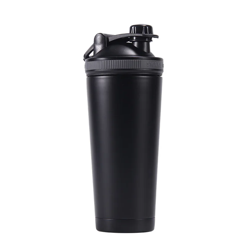 

750ml stainless steel double walls shaker bottle with new type leakproof lid for GYM, Customized color acceptable