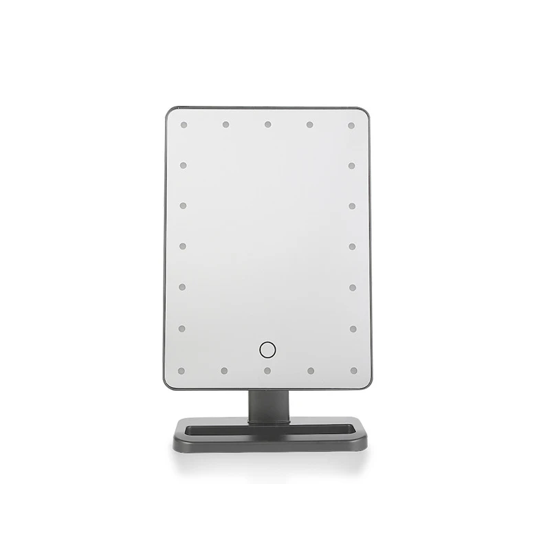 

2021 HOT Ssle Professional Light LED desktop android makeup mirror, Black