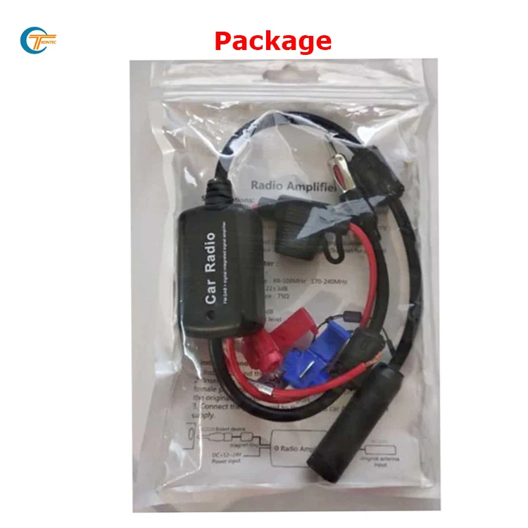 Kontec Car Radio FM DAB+ Digital Signal Amplifier with Antenna Bracket Installation