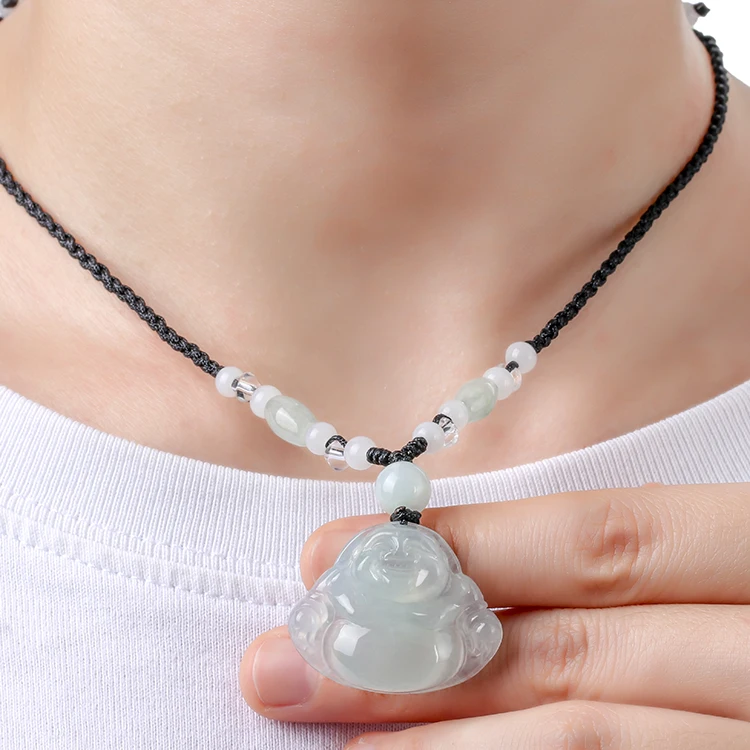 

Certified Grade A China Hot Sale Custom Design Buddha Pendant In Jade Jewelry Necklace