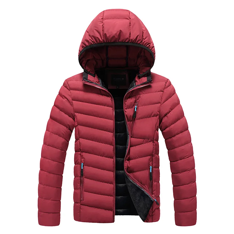

men jacket fashion slim bulk price male winter down coat wadded overcoat walson