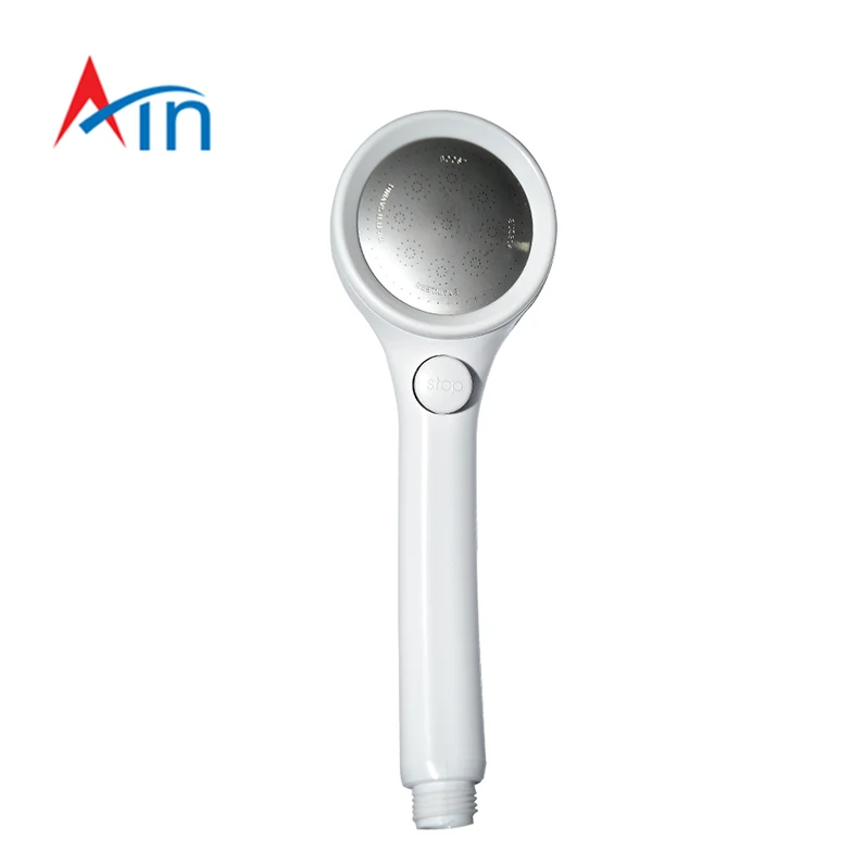 ABS water saving with stop button hand shower