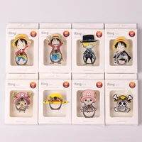 

Popular Phone Finger Ring Anime Phone Holder Cartoon Anime One Piece Phone Stand Holder