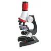 Students science learning toy LED mounted 1200X 400X 100X kids biological microscopes