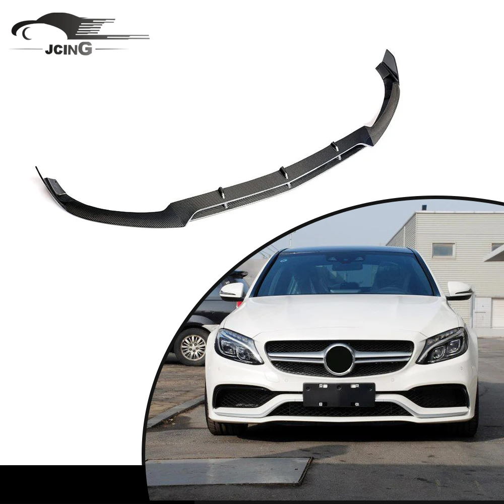 

Factory ODM W205 C63 Carbon front lip front Bumper Lip Splitters for Mercedes Benz C CLASS Sedan 2015 - 2018