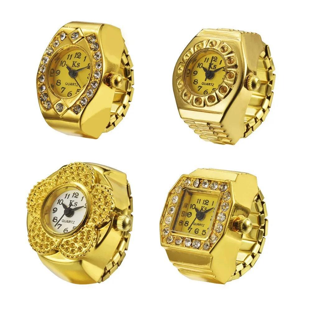 

fashion jewelry watch ring women new design ladies finger ring watch cheap finger ring watch
