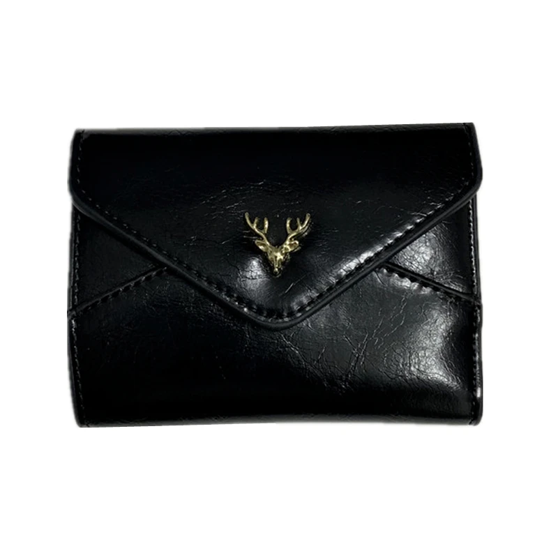 

Best Sellers Wallet women's short 2021 new folding Pocket money bag with retro light buckle