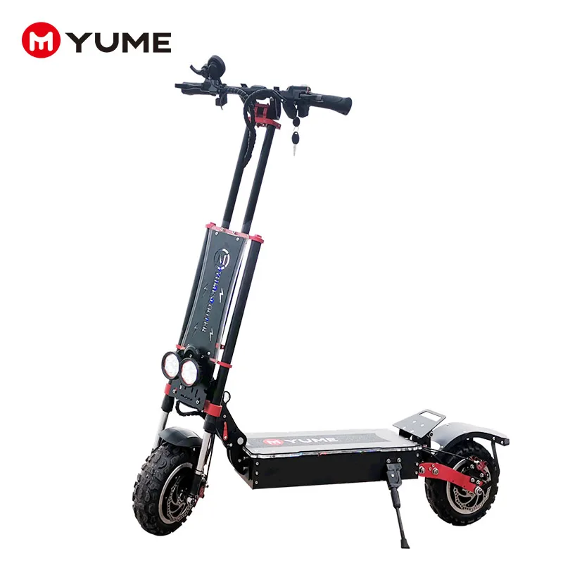 

Yume Newest update Y11PLUS powerful 5600W Dual Motor foldable Electric Scooter for adult with Oil brake high speed