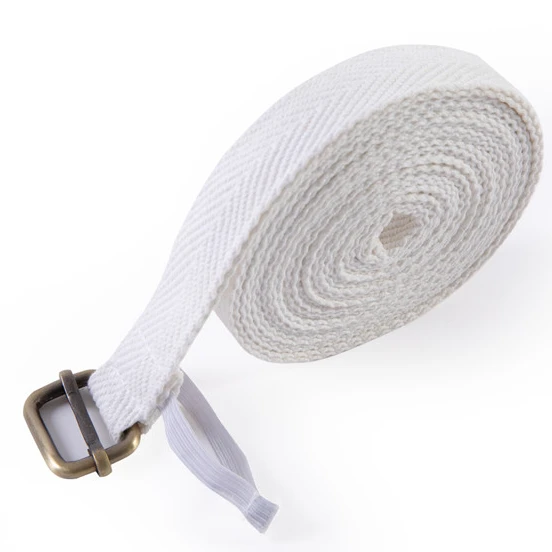 

Home Exercise Organic Cotton Yoga Belt Stretch Band Yoga Pilates Rope