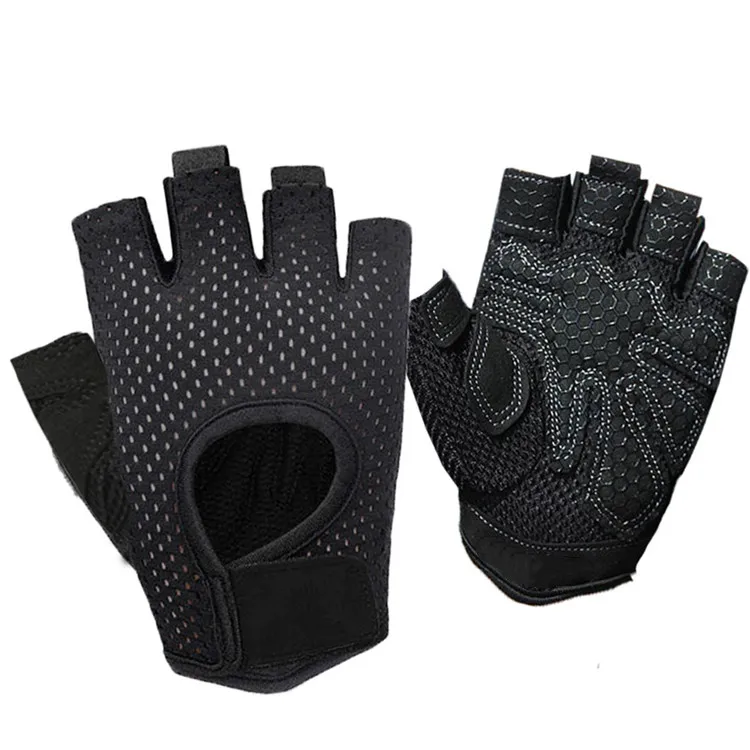 

Workout Gloves Weight Lifting Shorty Fingerless Gloves with Curved Open Back for Powerlifting Gym Gloves, Pink,blue,black,grey