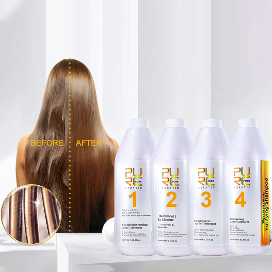 

High quality keratin treatment give hair frizz and damaged deep therapy blowout brazilian keratin