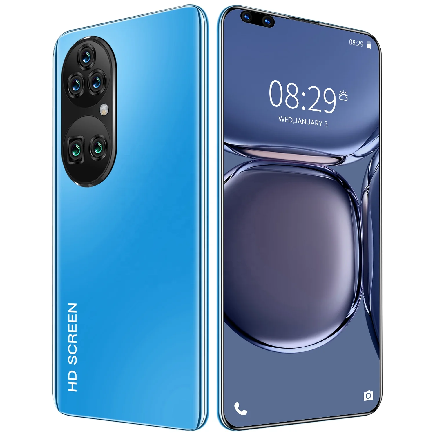 

Hot Selling Globla Version P60 Pro 7.8 Inch Android Smartphone Cheap 16GB+512GB Full Screen With AMOLED Screen Mobile Phone