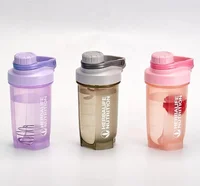 

Newest 500ml screw cap herbalife protein shaker bottle with mixer plastic bpa free gyms bottle