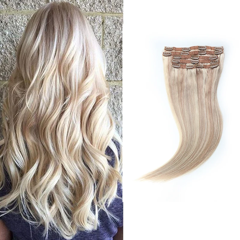 

Hair Extensions Real Human Hair Weave Remy synthetic natural Hair Extensions