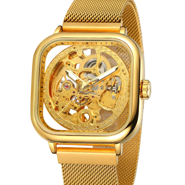 

Mechanical Movement Watch Mechanical Gold Watch Custom Logo Mechanical Watch