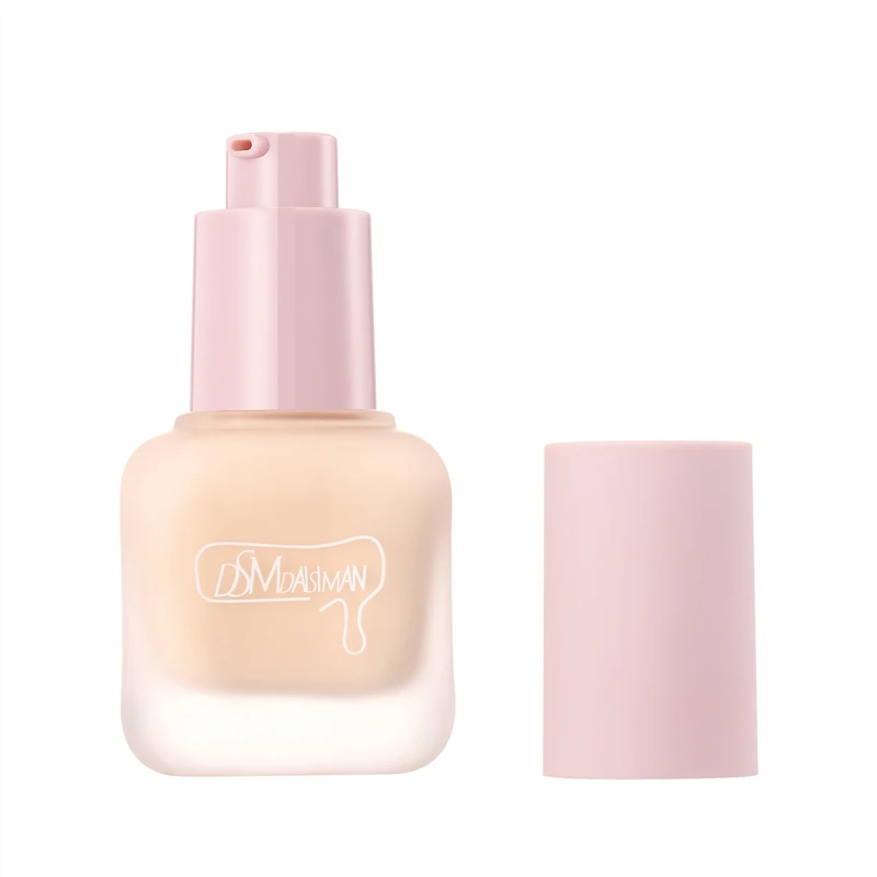 

New Trend Rose Oil Added Natural Liquid Sunisa Primer Cream Foundation for Daily Make Up Base, 2 colors