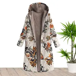 2021 New Styles Winter Clothes Plus Size Hooded Lo
