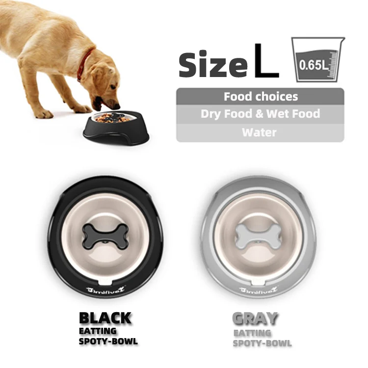 High quality melamine dog food bowl luxury pet bowls large water with cat