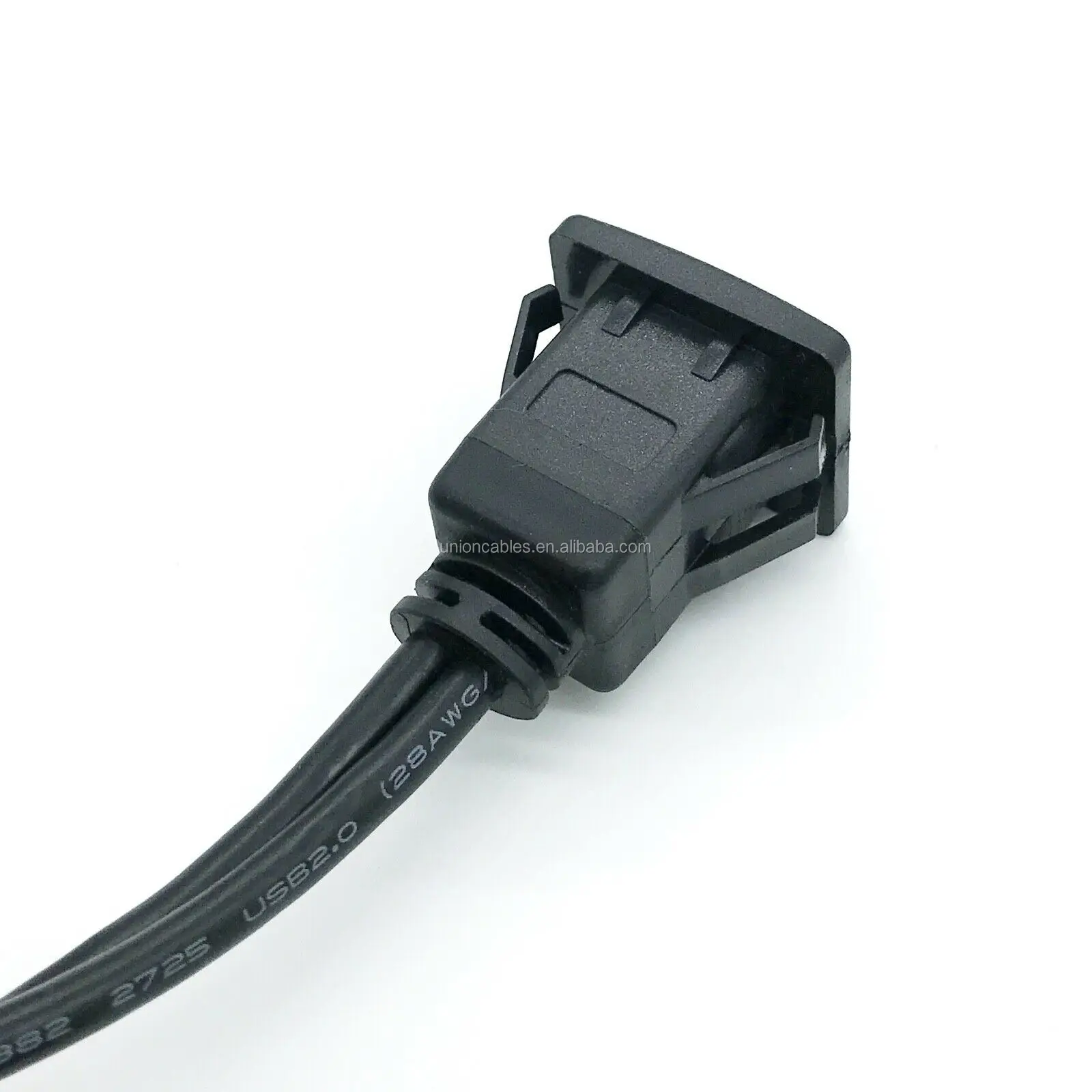 1m Car Dash Board Mount USB 2.0 Male To Female Socket Panel Extension Cable RKES 