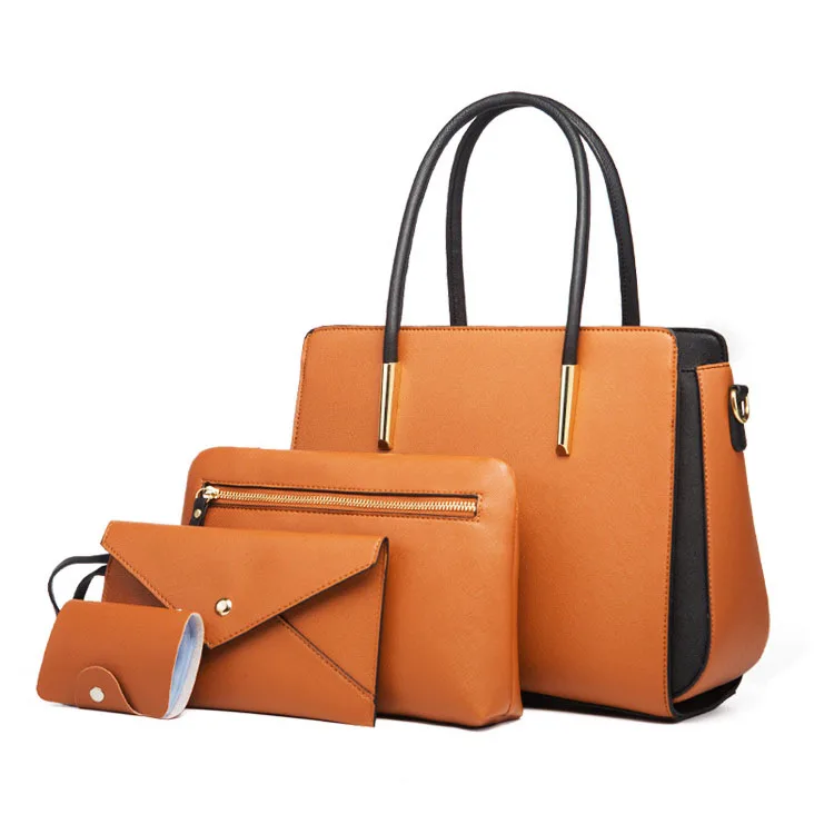 

Satchel Purses and Handbags for Women Shoulder Tote Bags Wallets,4PCS Handbags Set for Women