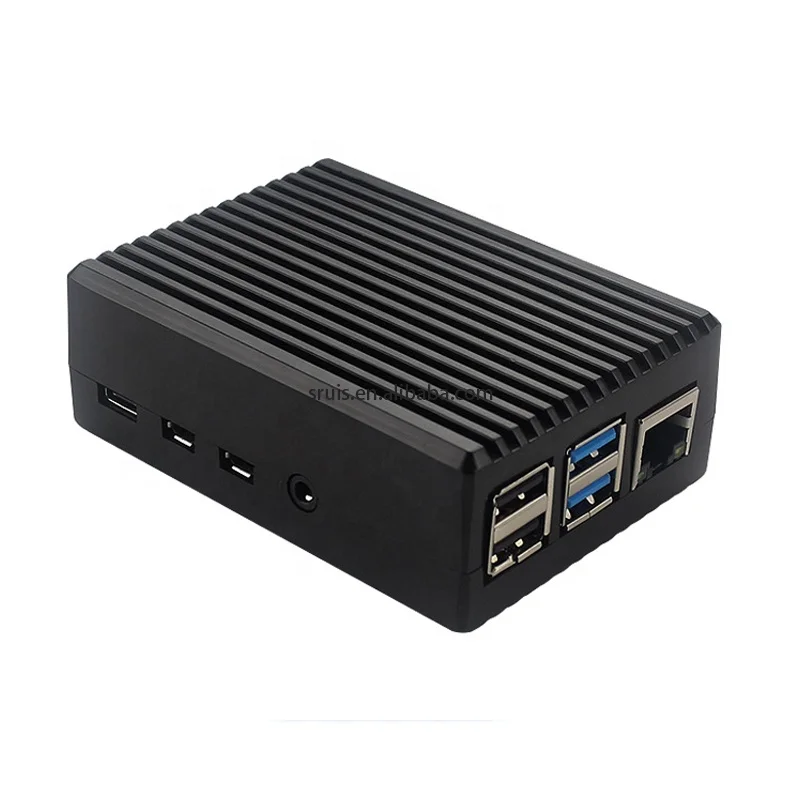 

No Noise Aluminum Metal Case with high efficient cooling Shell Box raspberry pi 4 case