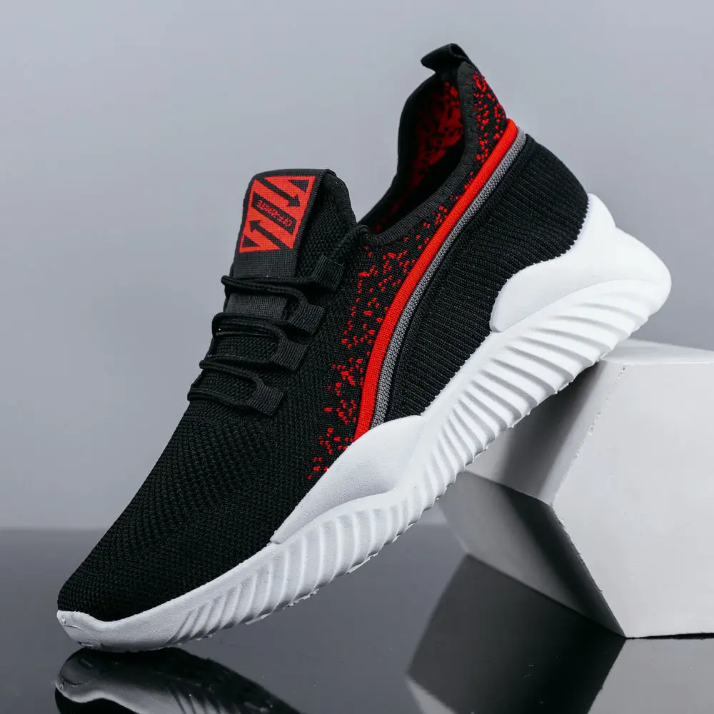 

Wholesale Fashion Brand Men Running Sneakers Shoes Lightweight Breathable Walking Casual Running Sports Shoes Sneakers for Men, 6 colors