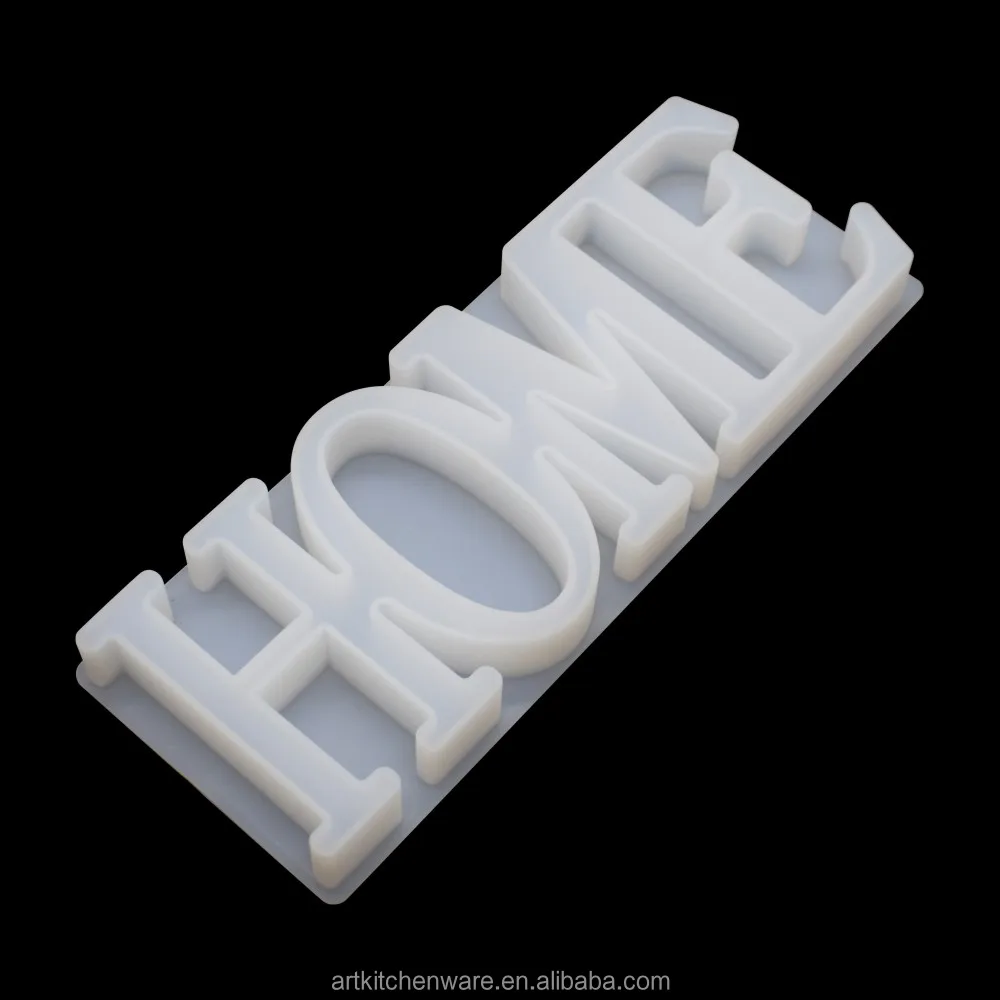 

AK DIY Letter Wedding Cake Dessert Stand Epoxy Resin Silicone Moulds Serving Molds for Resin Craft Tools, White or random