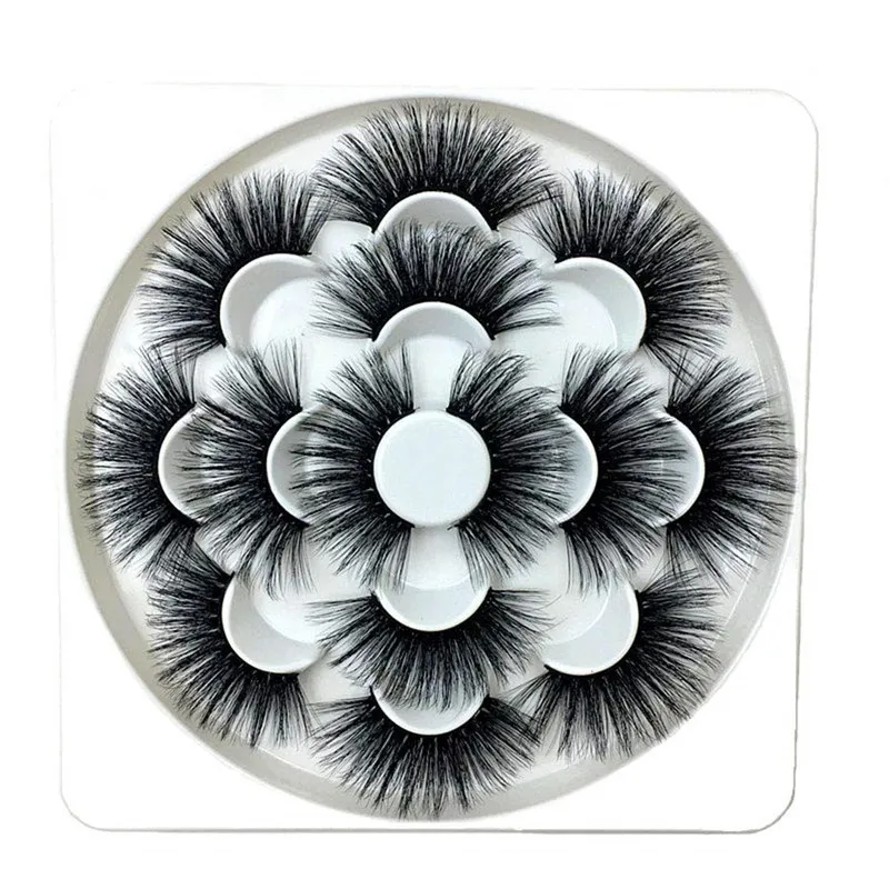 

Wispy 3D Mink Eyelashes Eyelashes Glue Pencil Tweezers Eyelash, Black color