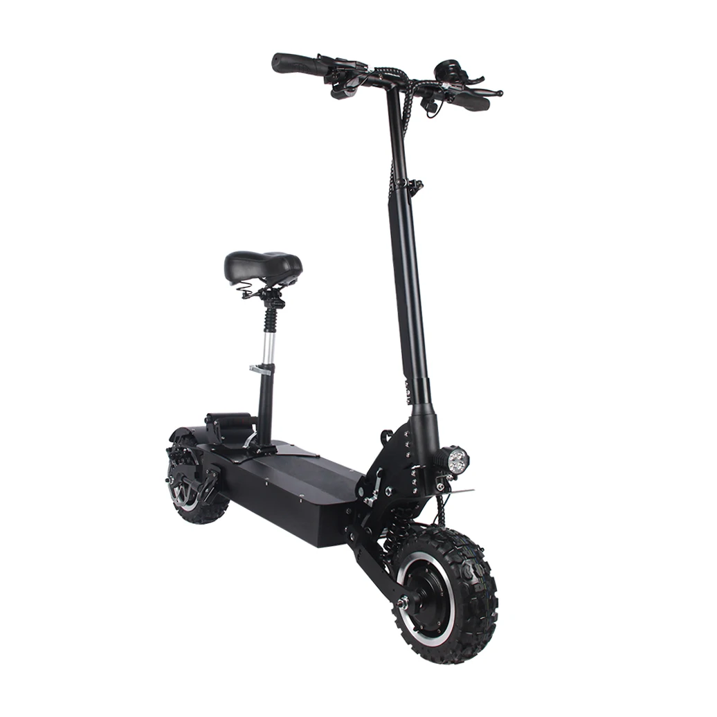 

Waibos 60V 5600W Electric Scooter Dual motors engines acrylic led pedal Top Speed E Bike Scooter electrico with seat for adult