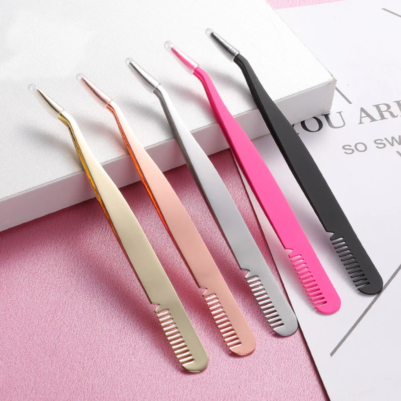 

lash tweezers set with case tweezers volume lash nail tweezers, Customer's choice