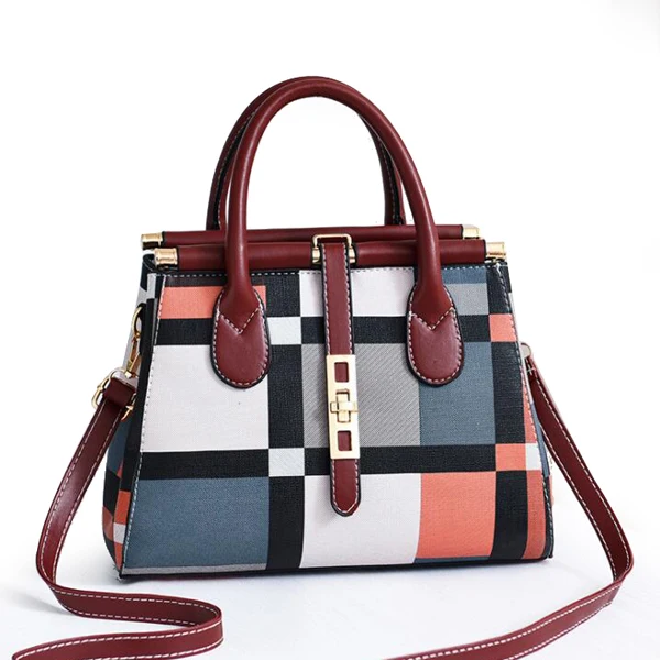 

CB193 High quality luxury pu leather simple cheap ladies handbag factory