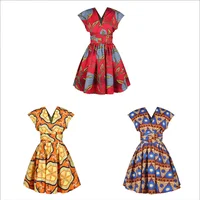 

2019 Hot Sell batik indonesia African Print Bandage Dress Africa Style Maxi Dresses