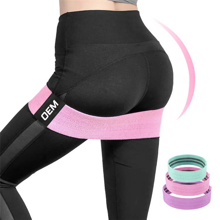 

Loop Hip Customizable Fabric Non Slip Resistance Booty Band, Existing color for choosing or customized
