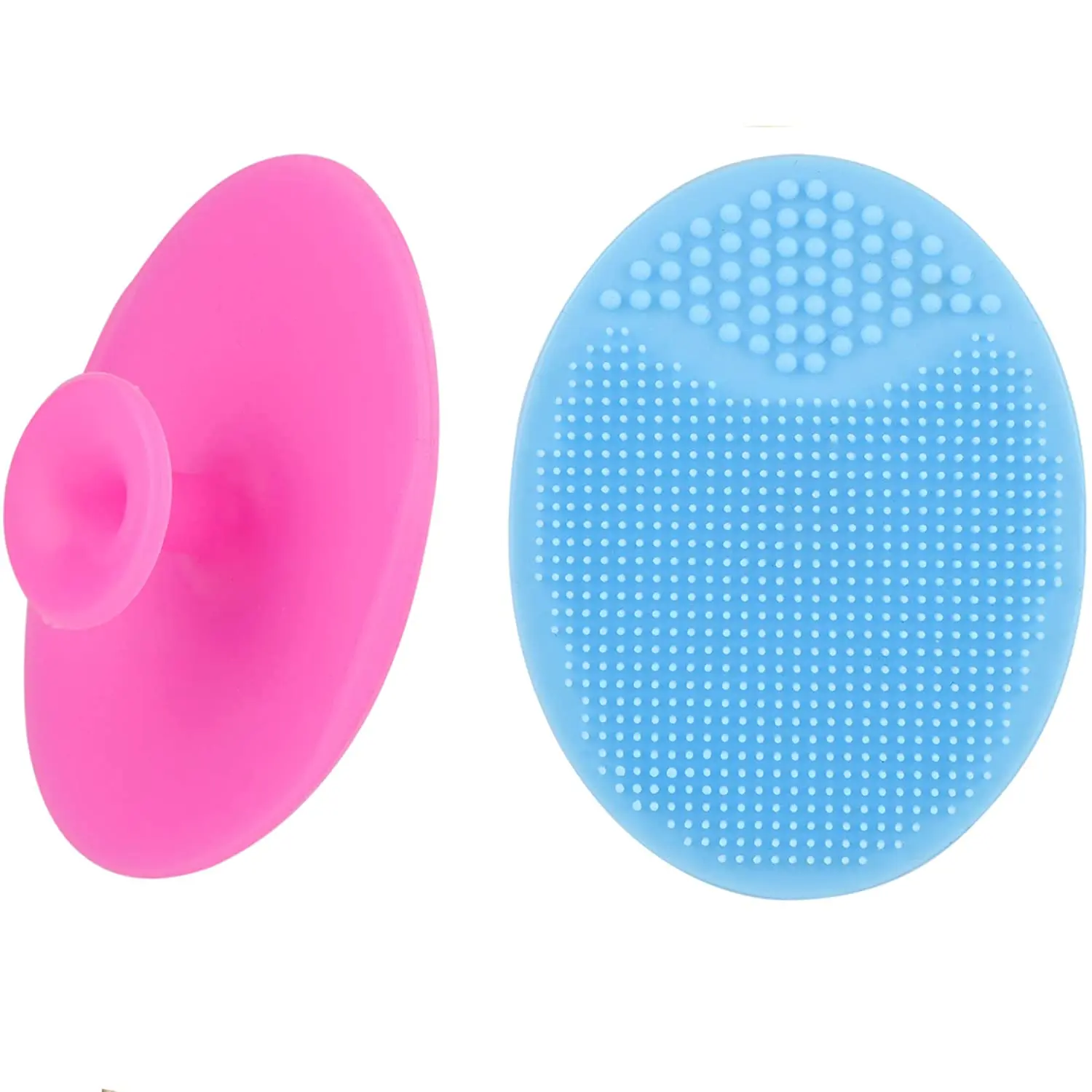 

Face Scrubber, Soft Silicone Scrubbies Facial Cleansing Pad Face Exfoliator Massage Pore Blackhead Removing Exfoliating for Girl